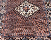 5.2 x 6.3 Incredible Square Antique Village Tribal Rug Layla
