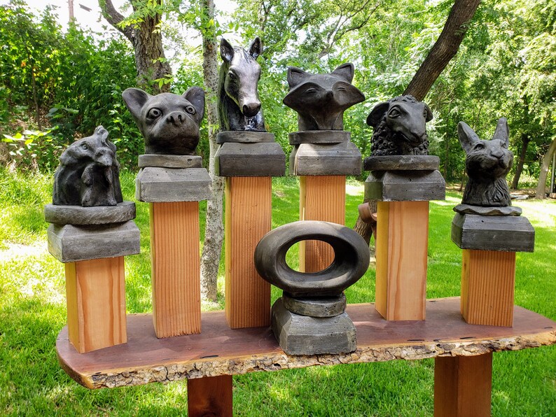 Fence post cap Topper Chicken Totem 1 pair Etsy