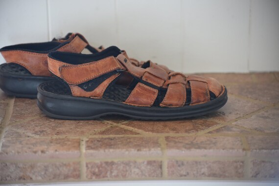 josef seibel leather sandals