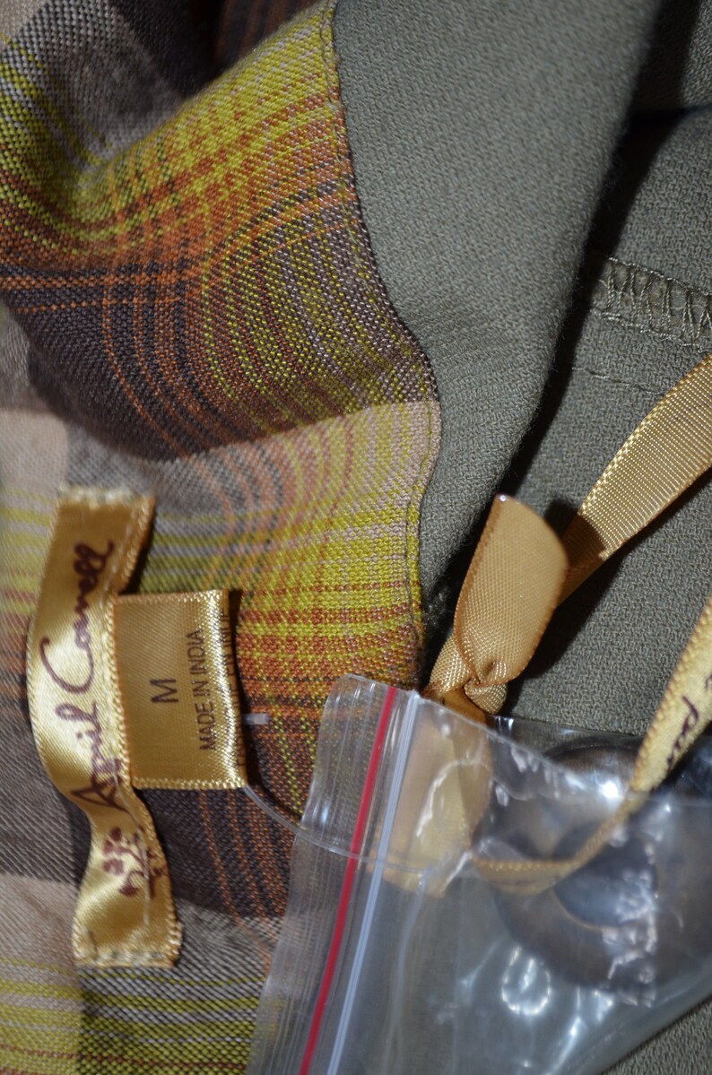 Promo April Cornell Blazer velvet corduroy 90/'s Medium