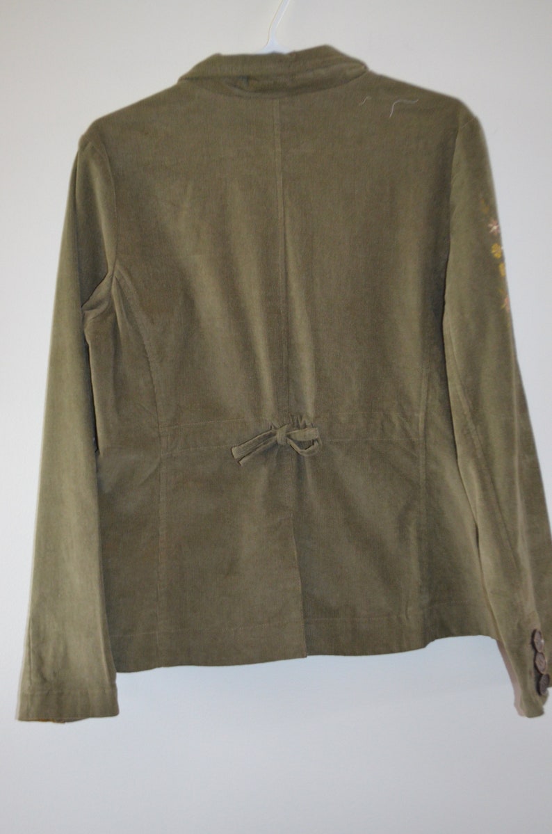 Promo April Cornell Blazer velvet corduroy 90/'s Medium