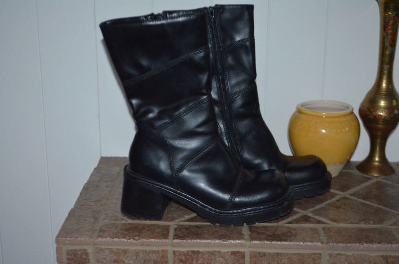 big chunky black boots