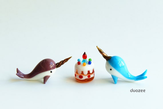 narwhal plastic figurine