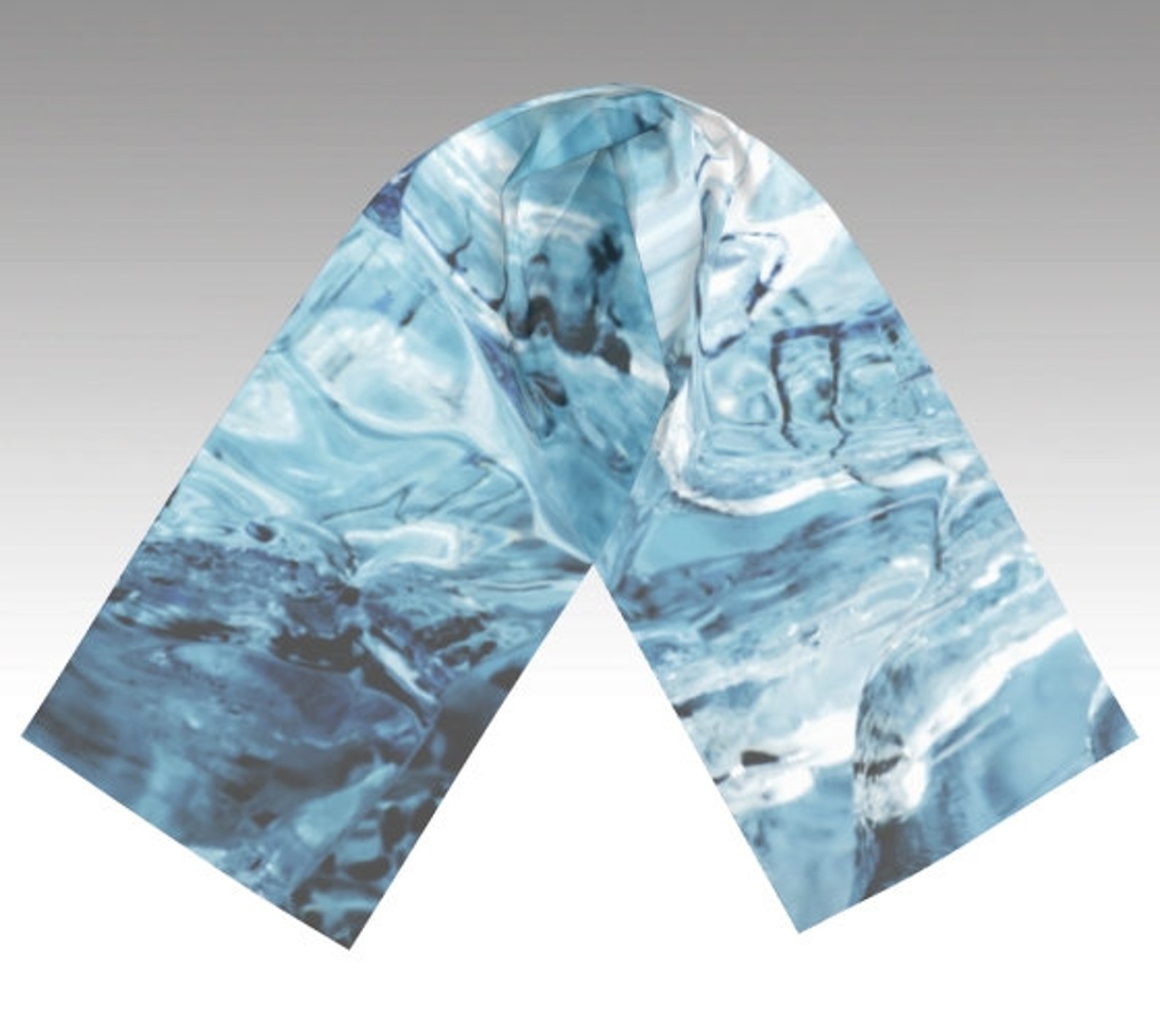 Glacier Ice Scarf Etsy