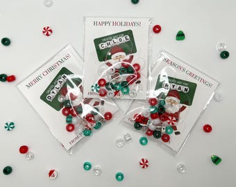 Christmas DIY Bracelet Kit – Holiday Jewelry Craft, Party Favor, Christmas Gift