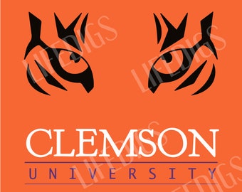 Clemson Tigers Svg Etsy