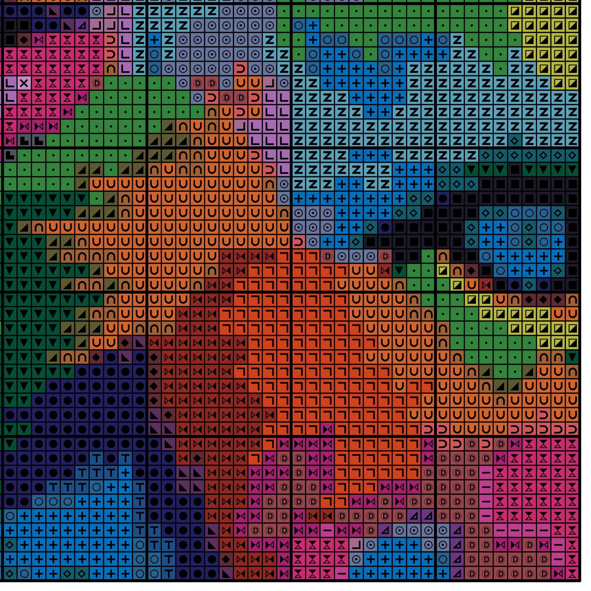 LION Cross Stitch Pattern PDF Modern Embroidery Chart | Etsy