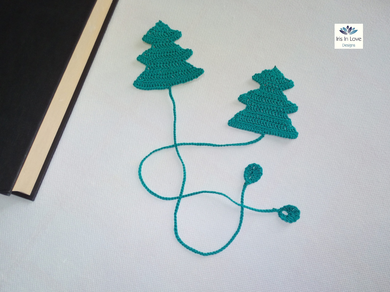 BOOKMARK Christmas Tree Crochet Pattern & Tutorial PDF Etsy