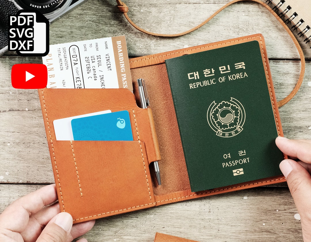 Passport Wallet, Passport Case, Passport Cover, Travel Wallet, PDF