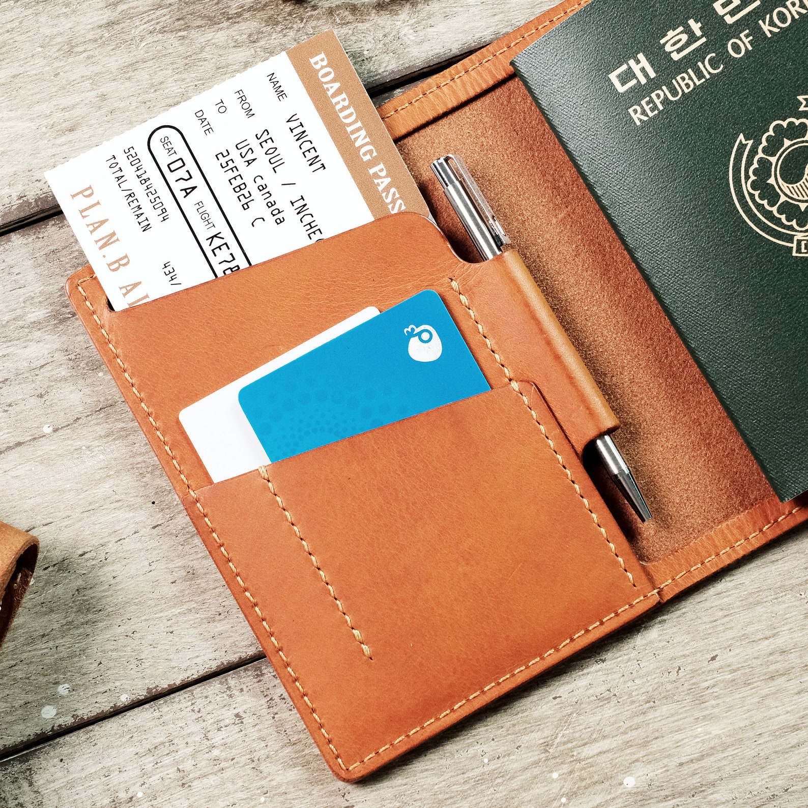 Passport Wallet Passport Case Passport Cover Travel Wallet Etsy