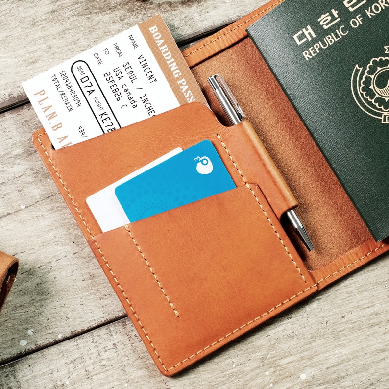 Passport Wallet Passport Case Passport Cover Travel Wallet Etsy