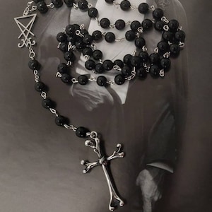 Lucifer rosary necklace