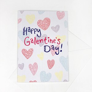 Galentines Day Card for Friend, Galentine Card for Her, Happy Galentines Day, Friendship Card, Best Friend Card Hearts, Parks and Recreation