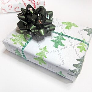 Holiday Wrapping Paper Roll - Kerstboom Inpakpapier - Woodland Gift Wrap Roll - Mat Inpakpapier - Friendly Forest - Xmas