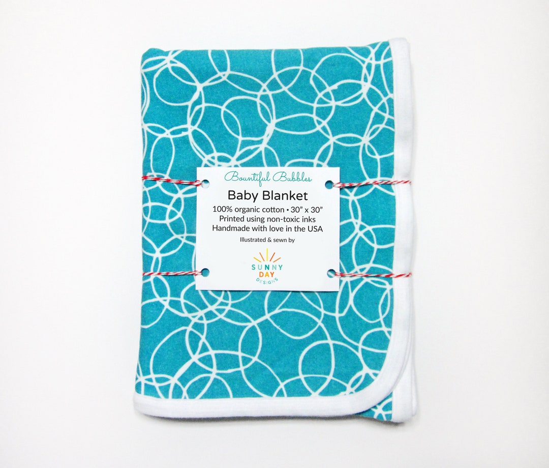 Receiving Blanket, Organic Cotton Baby, Gender Neutral Baby Blanket