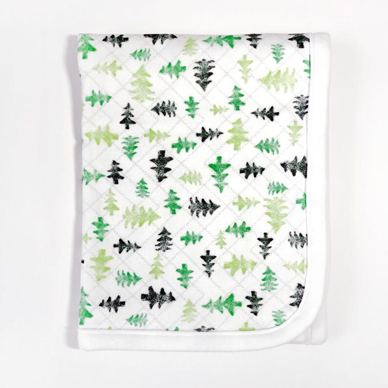 Christmas Tree Baby Blanket Tree Swaddle Blanket Christmas Etsy