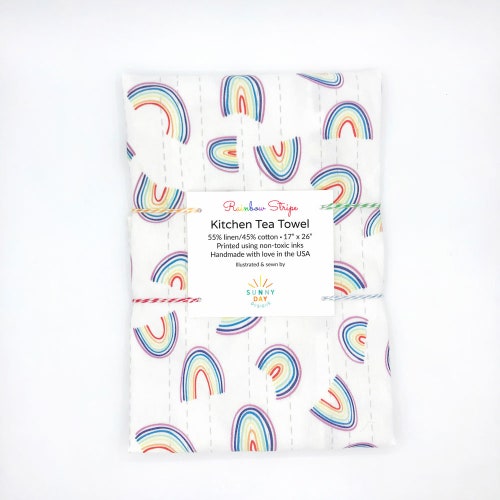 Rainbow Kitchen Towel Rainbow Gifts LGBTQ Pride Dish Towel Etsy