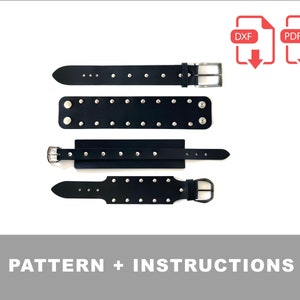 Steampunk WIDE BRACELET - PDF Pattern - Instant Download