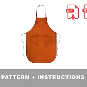PDF レザーエプロンパターン