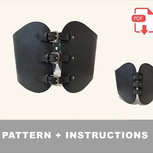 LEATHER STEAMPUNK CORSET Pattern