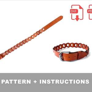 Leather LINK Belt  Pattern