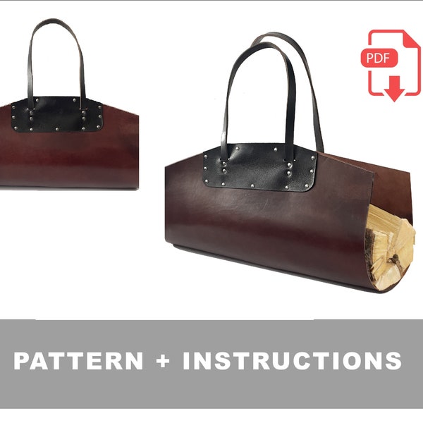 PDF Leather Firewood Carrier Pattern