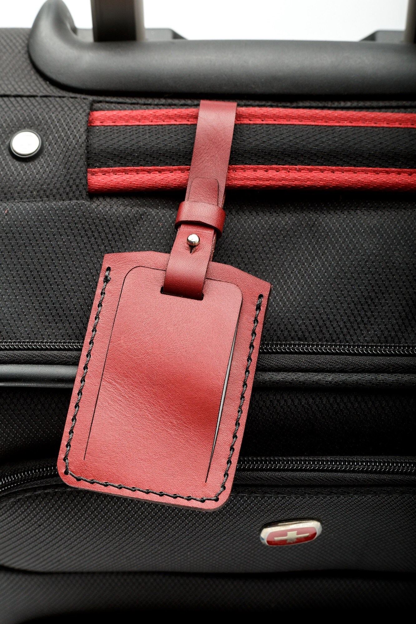 Leather luggage tag PDF Pattern Etsy