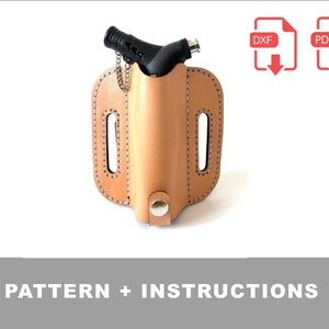 Leather Pancake Mini TOOL Carrier Pattern