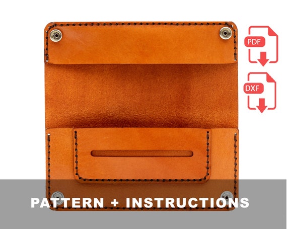 Laser and PDF Leather Tobacco Pouch Pattern Etsy