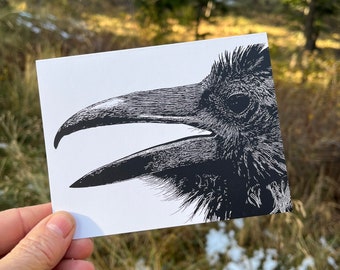 Raven Notecard with Envelope 4.25" x 5.5" Horizontal