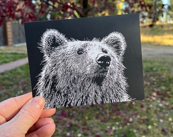 Bear Notecard with Envelope 4.25" x 5.5" Horizontal
