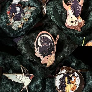 Amalur Witch Familiars Hard Enamel Pins