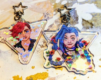 Arcane Holographic Keychains