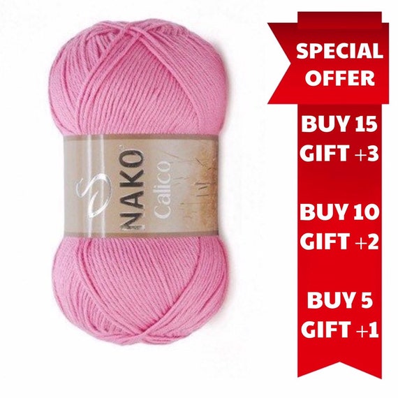 baby yarn acrylic yarn Crochet yarn Knitting yarn amigurumi yarn Summer yarn Nako calico,Cotton yarn