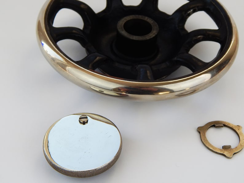 Spoked Wheel for Singer Sewing Machine Conversion to Treadle or Hand