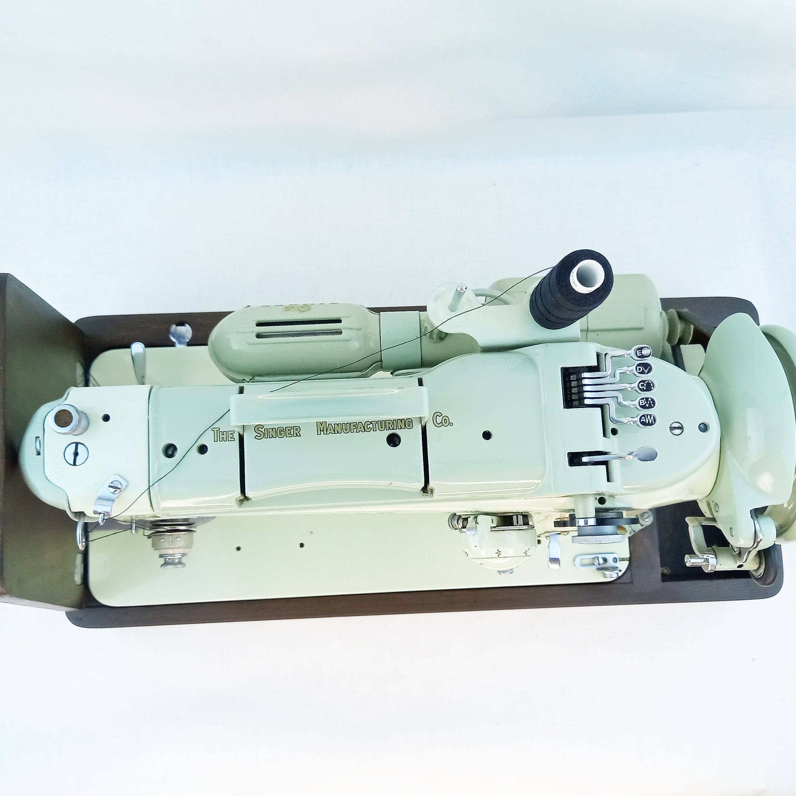 SINGER 319K Industrial Strength Heavy Duty Sewing Machine 1957 Vintage