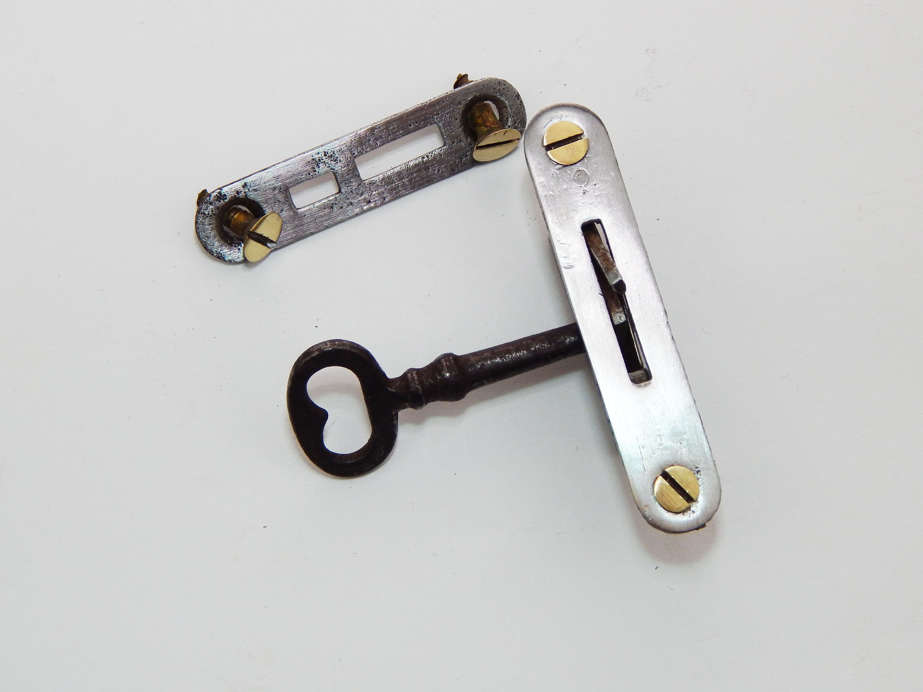 Antique Vintage Singer Lock and Key for Sewing Machine Treadle Table