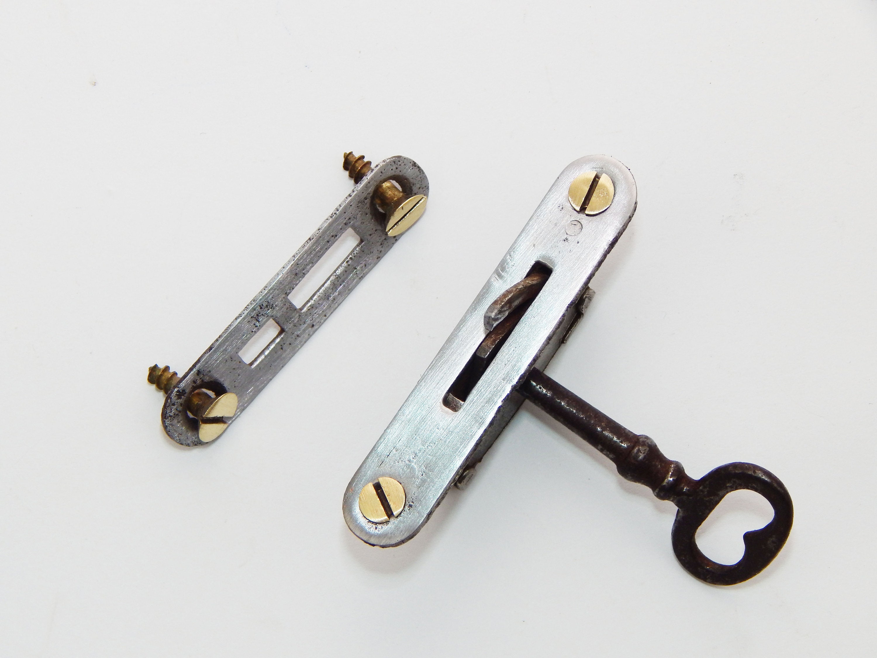 Antique Vintage Singer Lock and Key for Sewing Machine Treadle Table ...