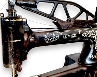 Antique 1895 Singer Model 29 "Patcher" | MACHINE HEAD ONLY | Fully Functional Industrial Leather Sewing Machine | Serial #12662332