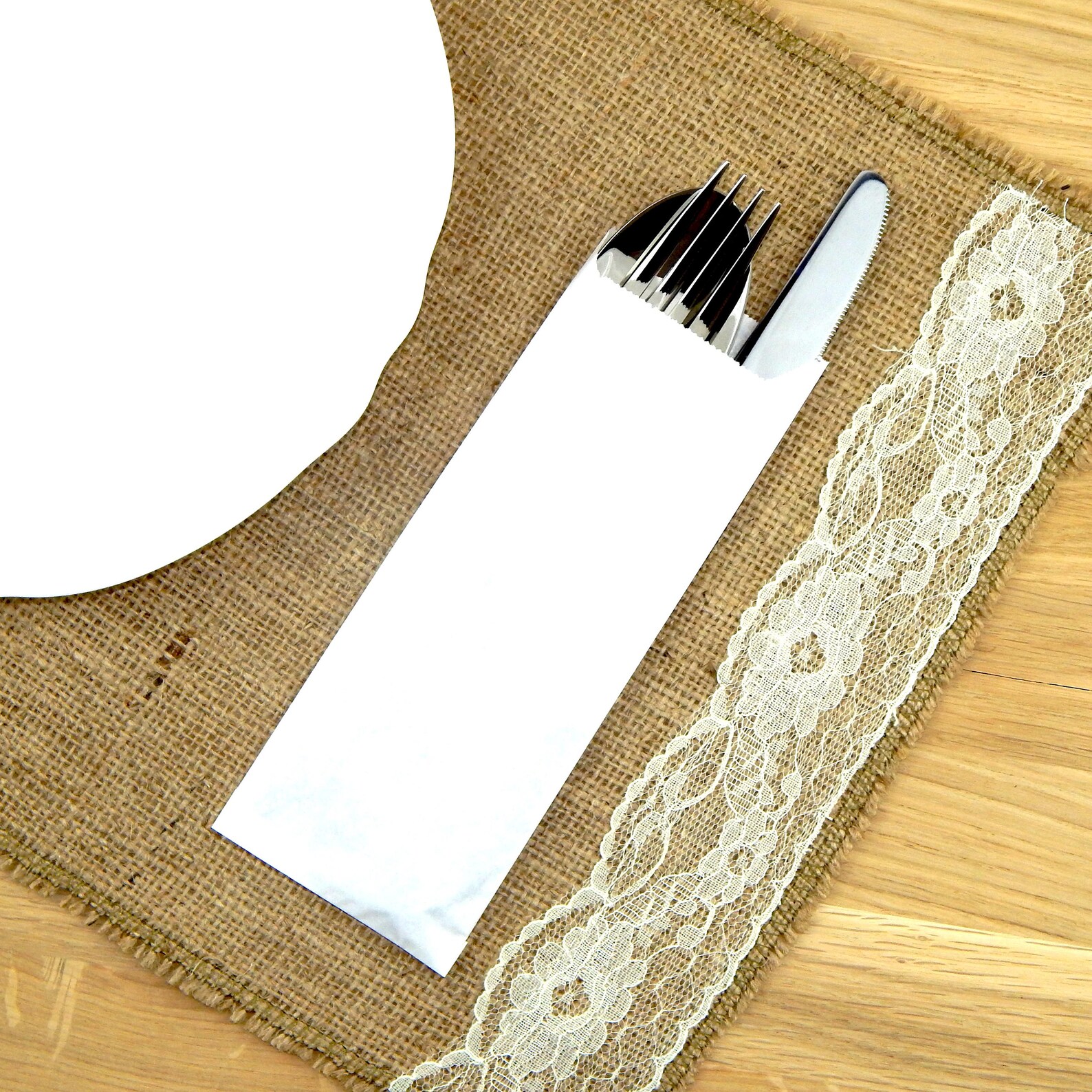Kraft White Paper Silverware Bags Utensil Holders For Etsy