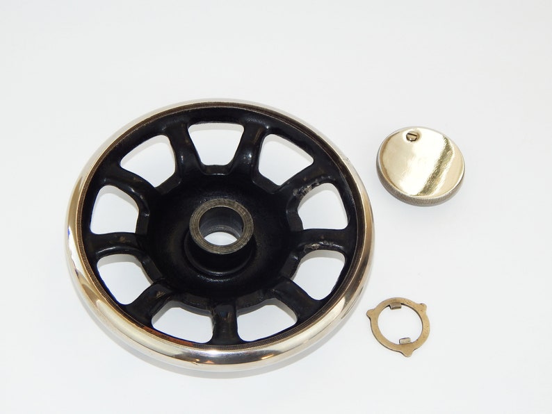 Spoked Wheel for Singer Sewing Machine Conversion to Treadle or Hand