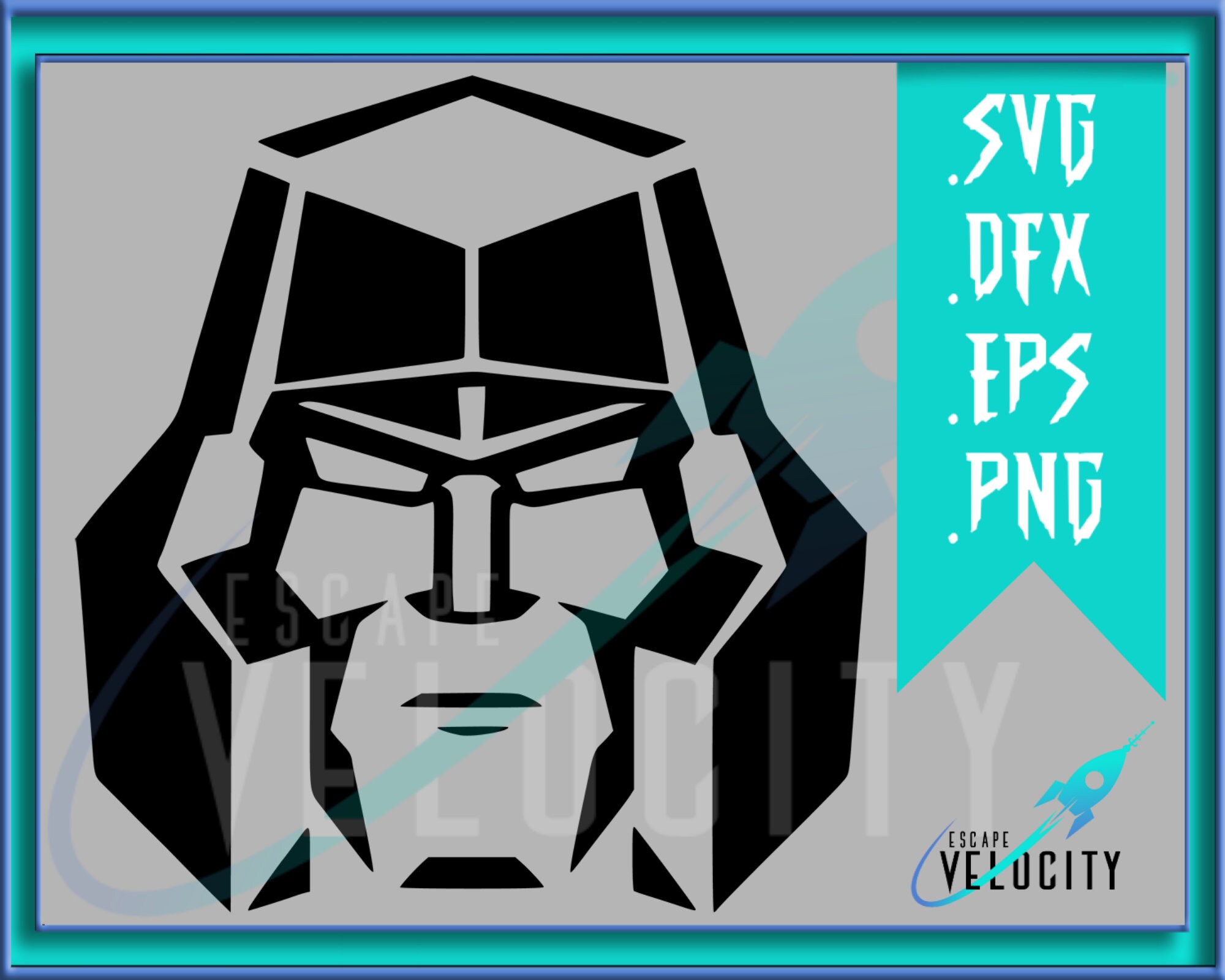 Download Transformers Megatron silhouette Cut File For Silhouette ...