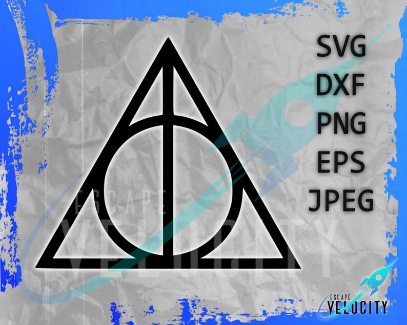 Download Deathly Hallows symbol from Harry Potter: svg dxf png jpeg ...