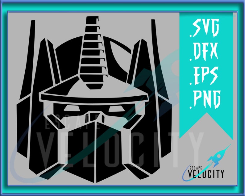 Download Transformers Optimus Prime silhouette Cut File For Silhouette | Etsy