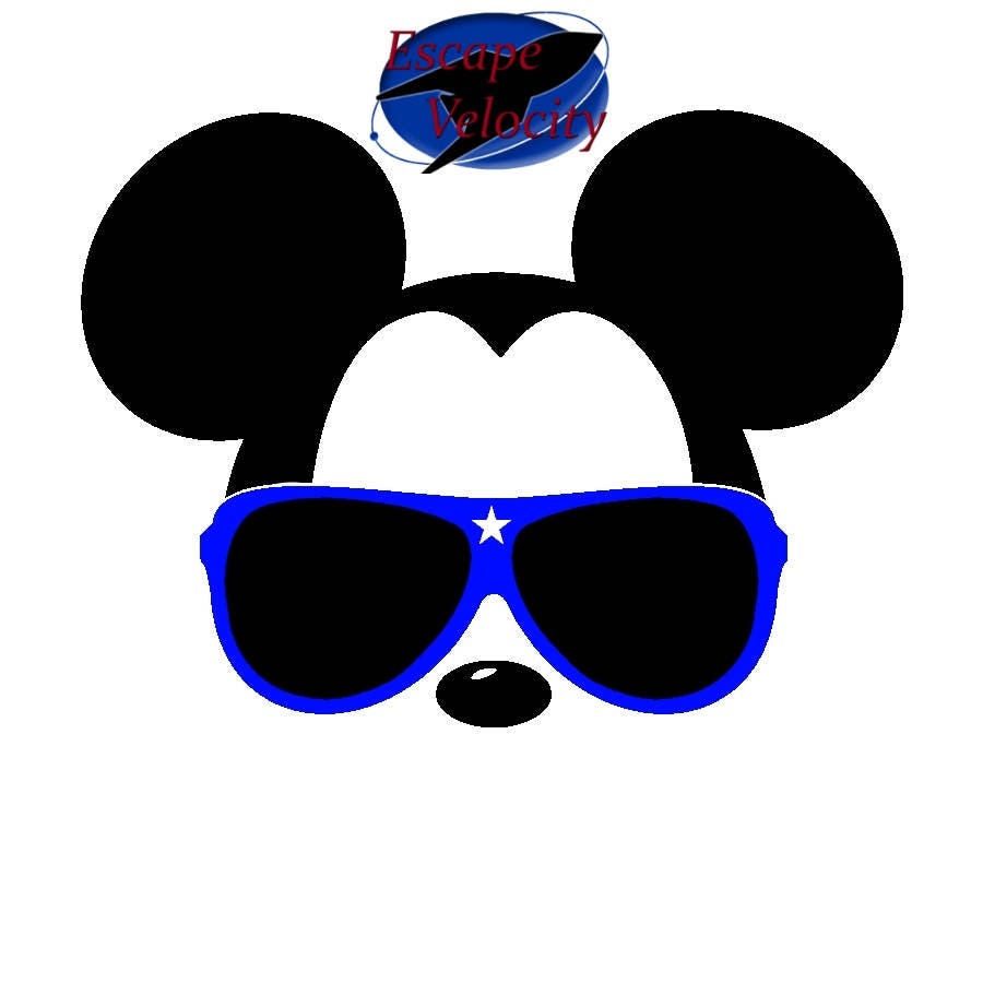 Download Sun glass Mickey Ears Cut File For Silhouette Cricut SVG ...