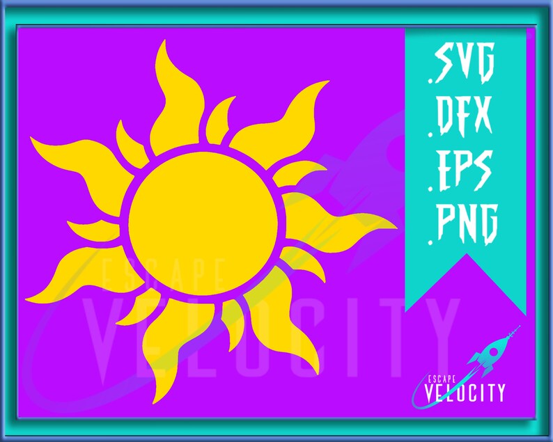 rapunzel sun logo rapunzel sun logo