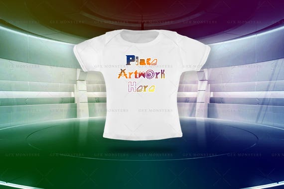 Babies Short Sleeve T-Shirt Top Mockup 2 High