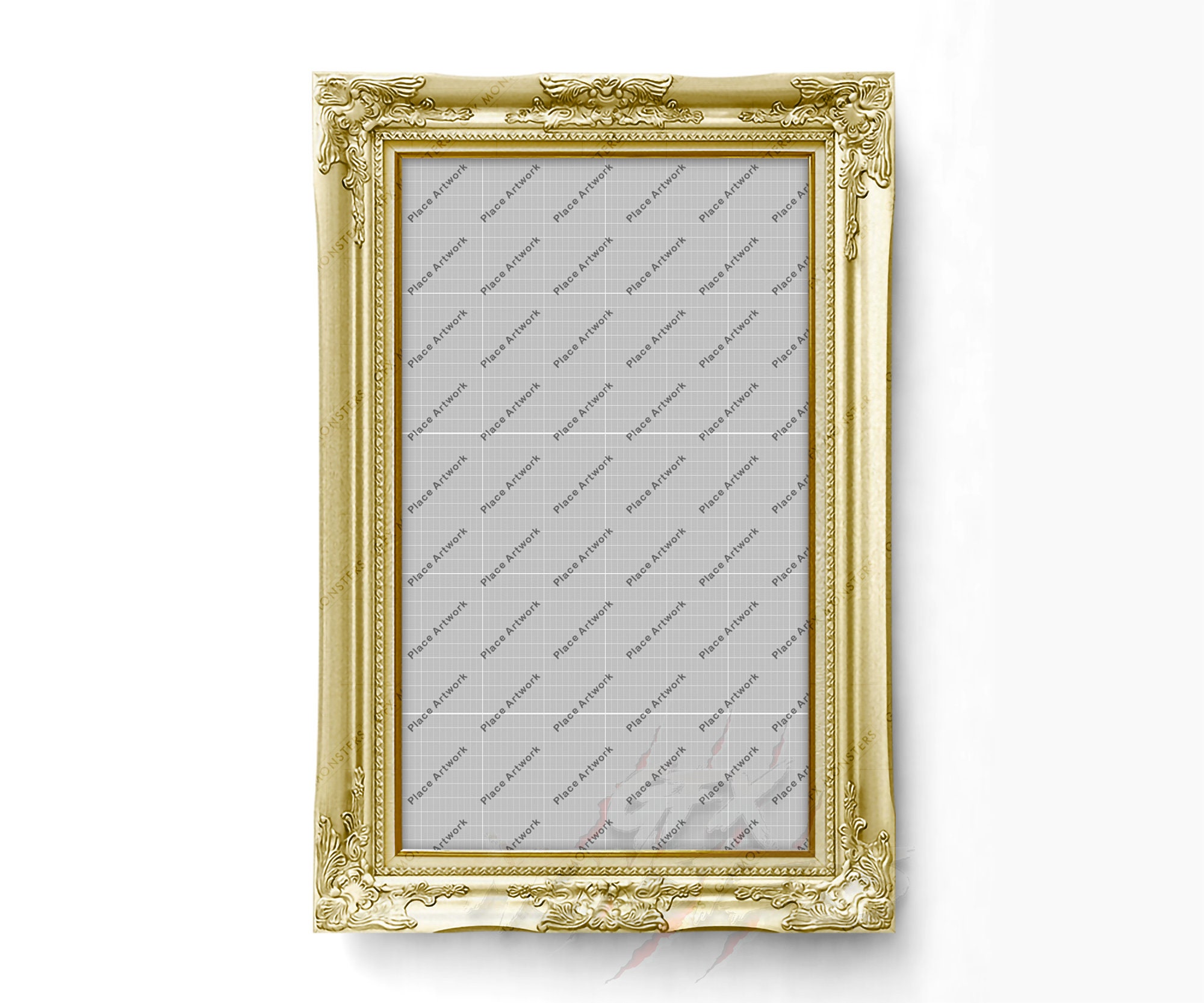 Download Vintage Rustic Frame Mockup JPEG/PSD Frame Mock Up 16x24 ...