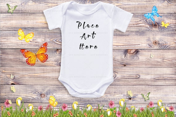 Babies Onesie Mock Up Bodysuit Mock Up Baby Mock Up Product Etsy