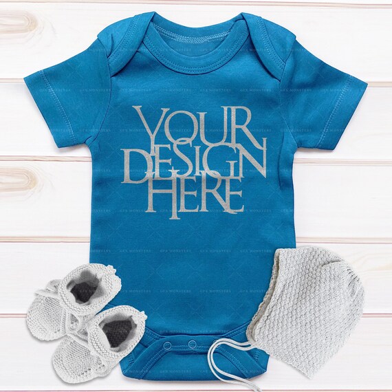 Baby Onesie Mock Up Bodysuit Romper Mockup 2500x2500 Jpg Etsy